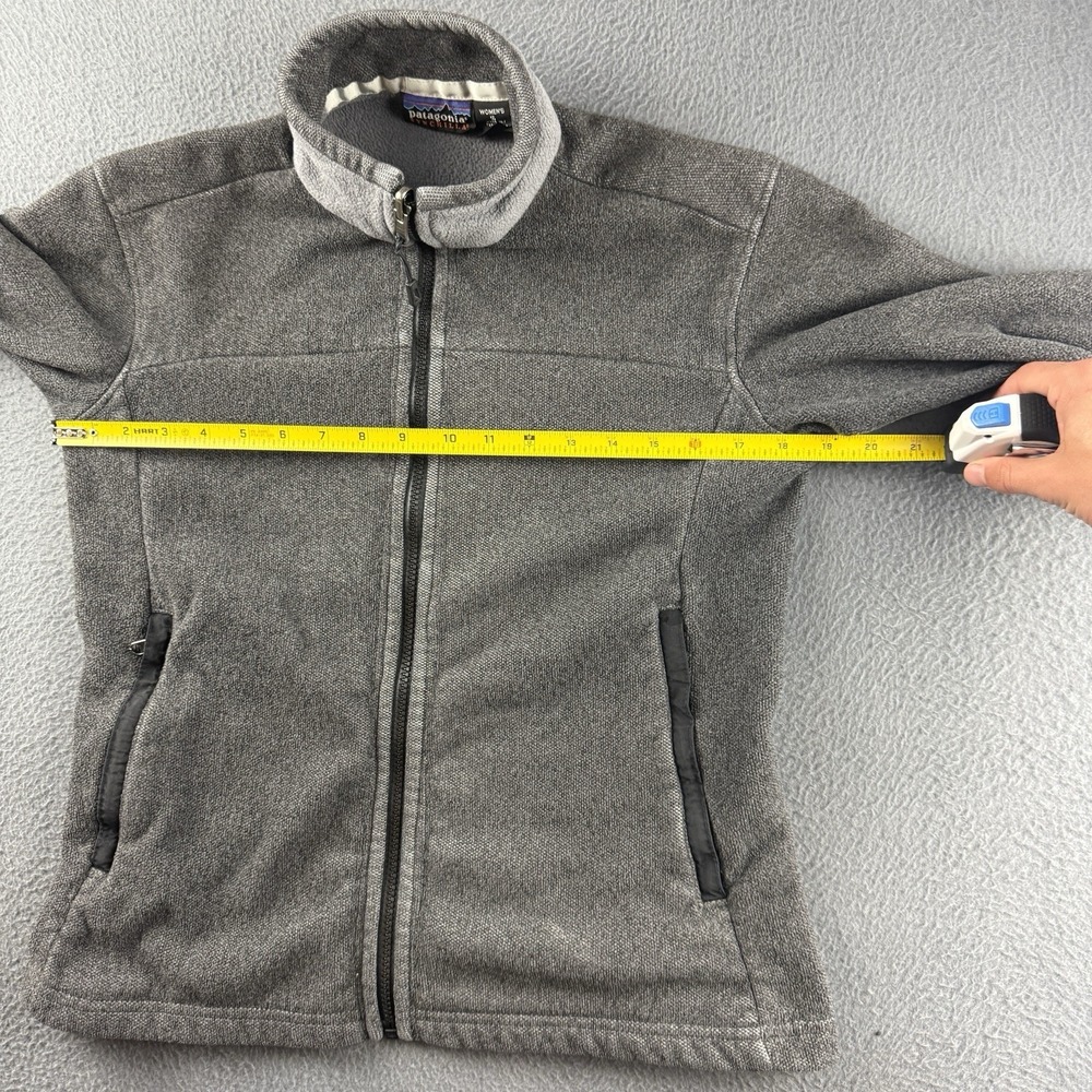 Patagonia Jacket Women's S Gray Synchilla Sweater Hiking USA Vintage FA01 2001 - Picture 8 of 12